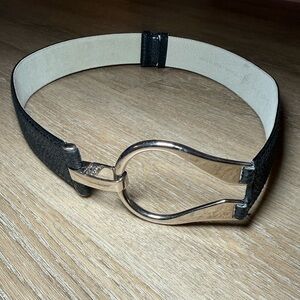 Chic Black and Silver Women's Belt